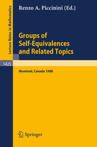 Vorderes Coverbild Groups of Self-Equivalences and Related Topics