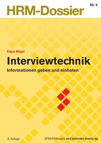 Vorderes Coverbild Interviewtechnik