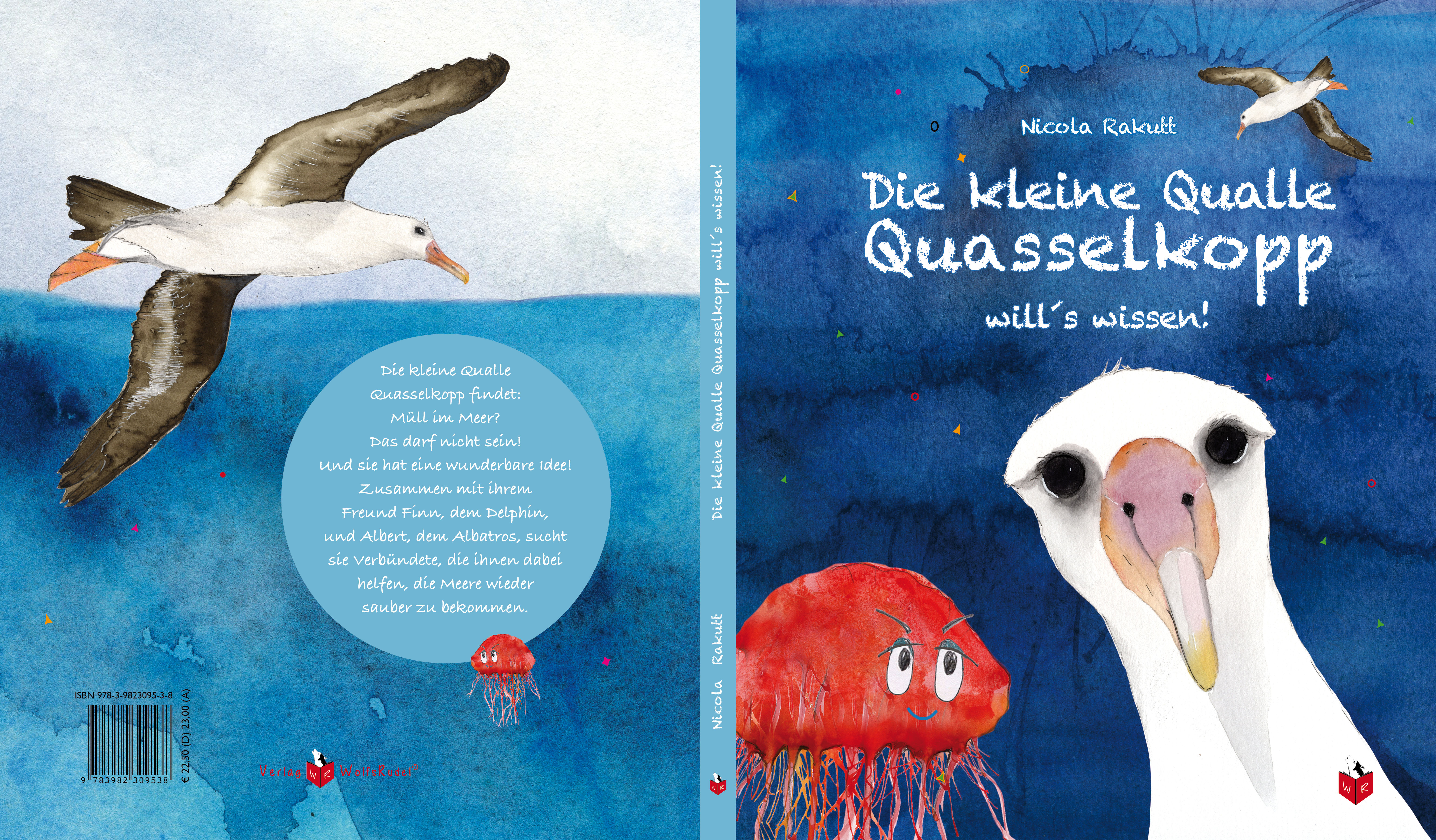 Gesamtes Coverbild Die kleine Qualle Quasselkopp will's wissen