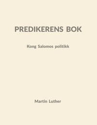 Vorderes Coverbild Predikerens bok