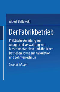 Vorderes Coverbild Der Fabrikbetrieb