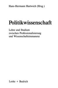 Vorderes Coverbild Politikwissenschaft