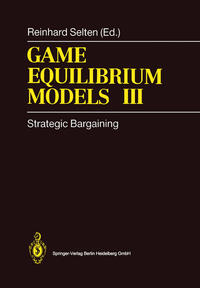 Vorderes Coverbild Game Equilibrium Models III