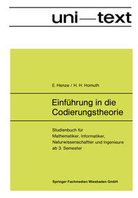 Vorderes Coverbild Einführung in die Codierungstheorie