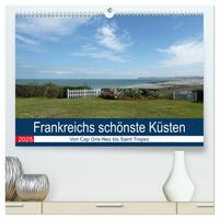 Vorderes Coverbild Frankreichs schönste Küsten (hochwertiger Premium Wandkalender 2025 DIN A2 quer), Kunstdruck in Hochglanz