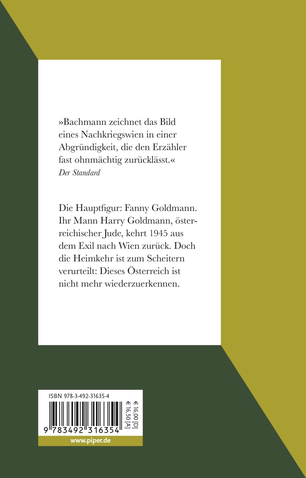 Rückseitencover Das Buch Goldmann