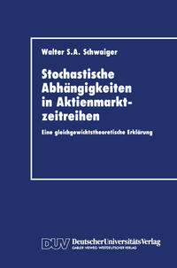 Vorderes Coverbild Stochastische Abhängigkeiten in Aktienmarktzeitreihen