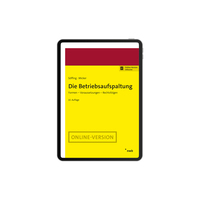 Vorderes Coverbild Die Betriebsaufspaltung