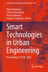 Vorderes Coverbild Smart Technologies in Urban Engineering