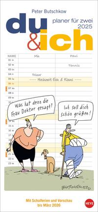 Vorderes Coverbild Peter Butschkow: Planer für zwei - Du & ich 2025