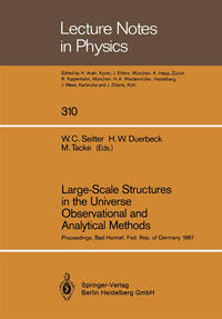 Vorderes Coverbild Large-Scale Structures in the Universe Observational and Analytical Methods
