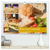 Vorderes Coverbild Brot und Gebäck. Feines aus der Backstube (hochwertiger Premium Wandkalender 2025 DIN A2 quer), Kunstdruck in Hochglanz