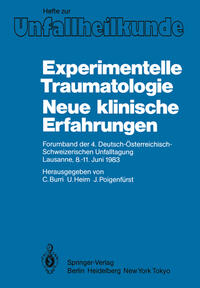Vorderes Coverbild Experimentelle Traumatologie Neue klinische Erfahrungen