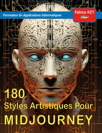 Vorderes Coverbild 180 styles artistiques pour midjourney