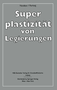 Vorderes Coverbild Superplastizität von Legierungen