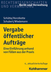 Vorderes Coverbild Vergabe öffentlicher Aufträge