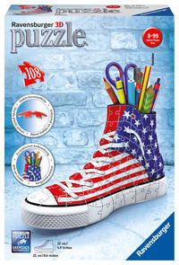 Vorderes Coverbild 3D Puzzle Sneaker American Style