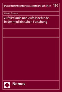 Vorderes Coverbild Zufallsfunde und Zufallsbefunde in der medizinischen Forschung