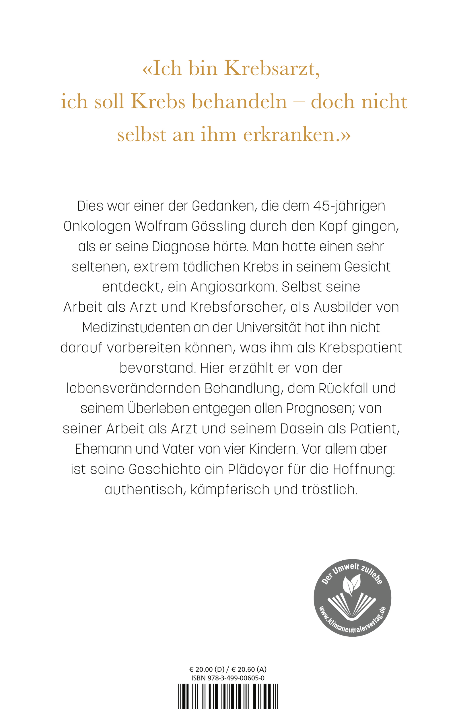 Rückseitencover Am Leben bleiben