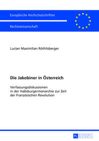 Vorderes Coverbild Die Jakobiner in Österreich
