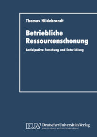 Vorderes Coverbild Betriebliche Ressourcenschonung