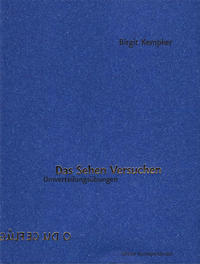 Vorderes Coverbild Das Sehen Versuchen