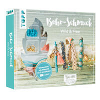 Vorderes Coverbild Boho-Schmuckset Wild & Free (Türkis/Lachs)