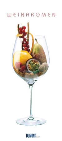 Vorderes Coverbild DUMONT - Weinaromen 2025 Wandkalender, 22x49,5cm, Kalender mit Weinsorten und wonach sie schmecken, nach einer Idee von Christina Fischer