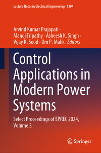 Vorderes Coverbild Control Applications in Modern Power Systems