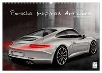 Vorderes Coverbild Porsche inspired Artwork by Reinhold Art´s (Wandkalender 2025 DIN A2 quer), CALVENDO Monatskalender