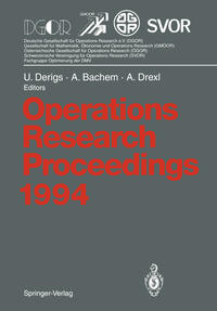 Vorderes Coverbild Operations Research Proceedings 1994