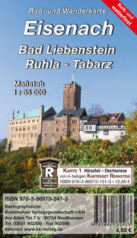 Vorderes Coverbild Eisenach - Bad Liebenstein - Ruhla - Tabarz