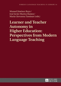 Vorderes Coverbild Learner and Teacher Autonomy in Higher Education: Perspectives from Modern Language Teaching