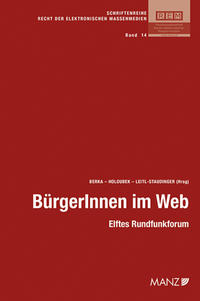 Vorderes Coverbild BürgerInnen im Web