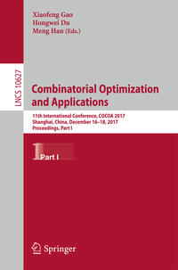 Vorderes Coverbild Combinatorial Optimization and Applications