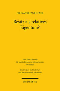 Vorderes Coverbild Besitz als relatives Eigentum?