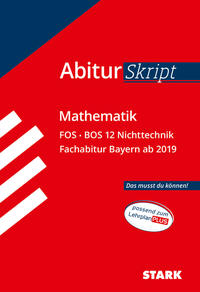 Vorderes Coverbild STARK Mathematik NT 12. Klasse - AbiturSkript FOS/BOS Bayern