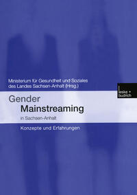 Vorderes Coverbild Gender Mainstreaming in Sachsen-Anhalt