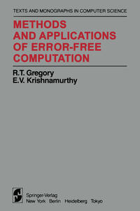 Vorderes Coverbild Methods and Applications of Error-Free Computation