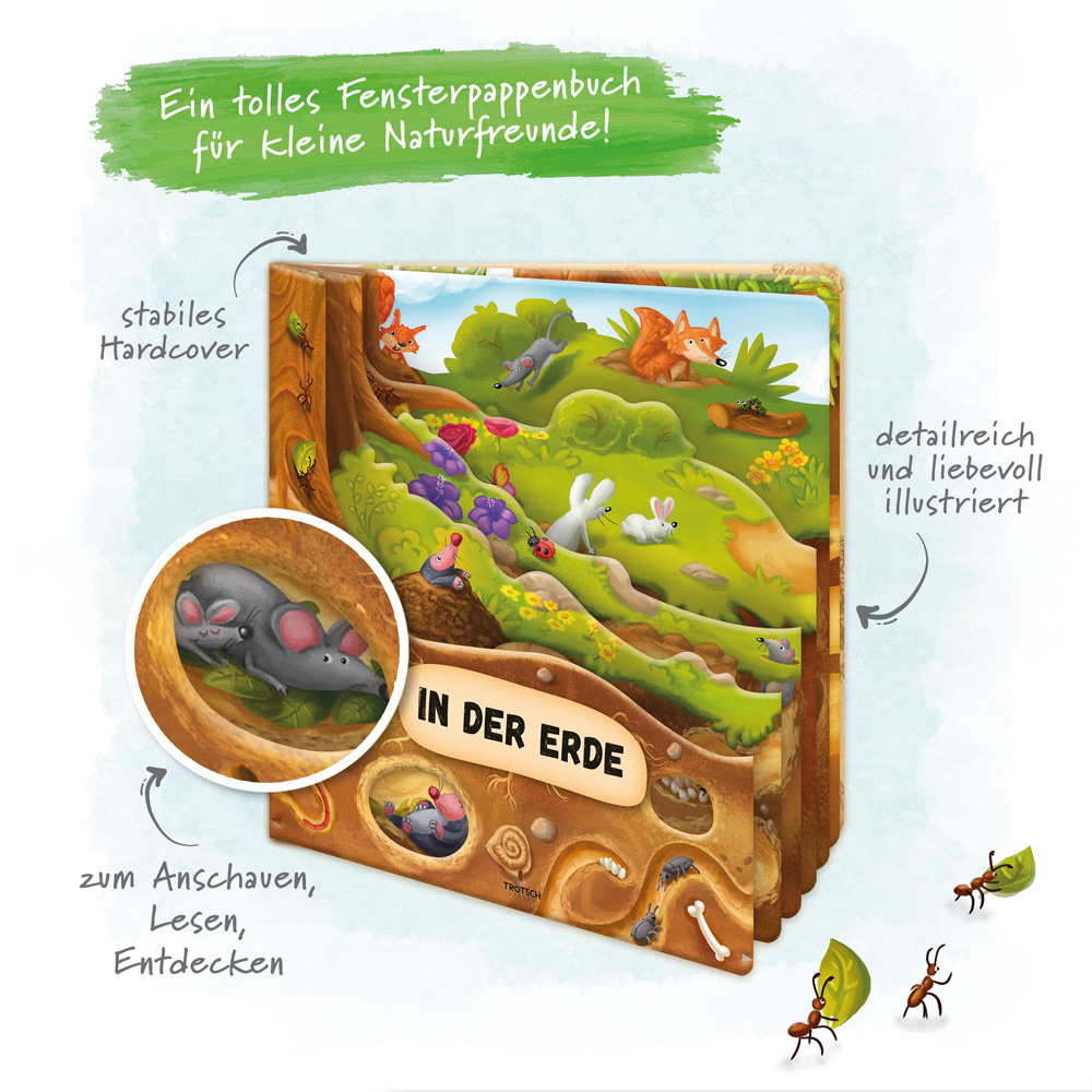 Beispielinhalt (Bild) Trötsch Fensterbuch In der Erde