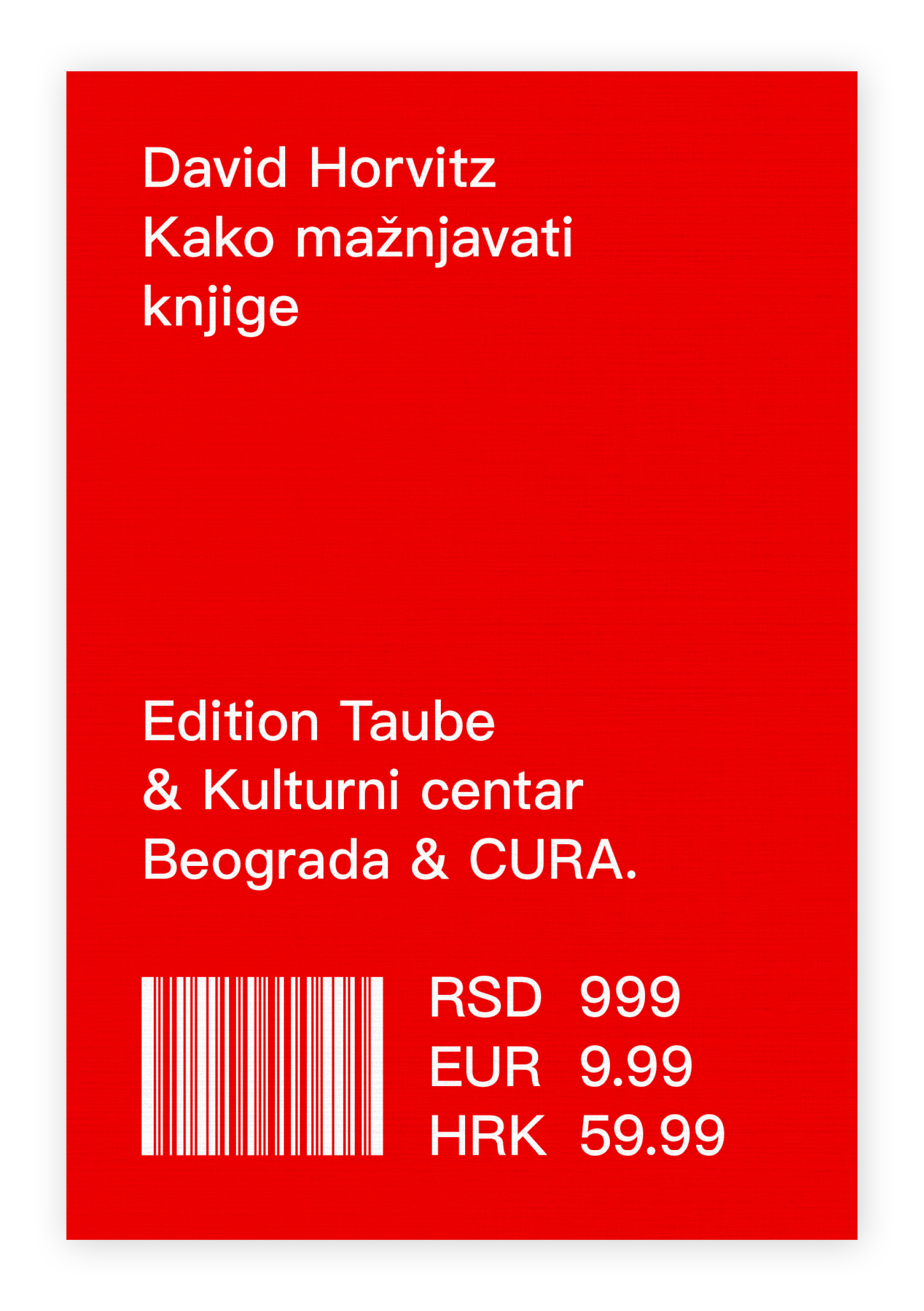 Rückseitencover Kako mažnjavati knjige