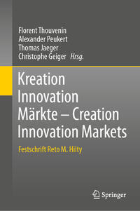 Vorderes Coverbild Kreation Innovation Märkte - Creation Innovation Markets