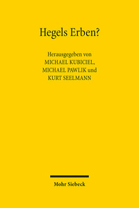 Vorderes Coverbild Hegels Erben?