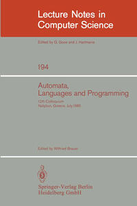 Vorderes Coverbild Automata, Languages and Programming