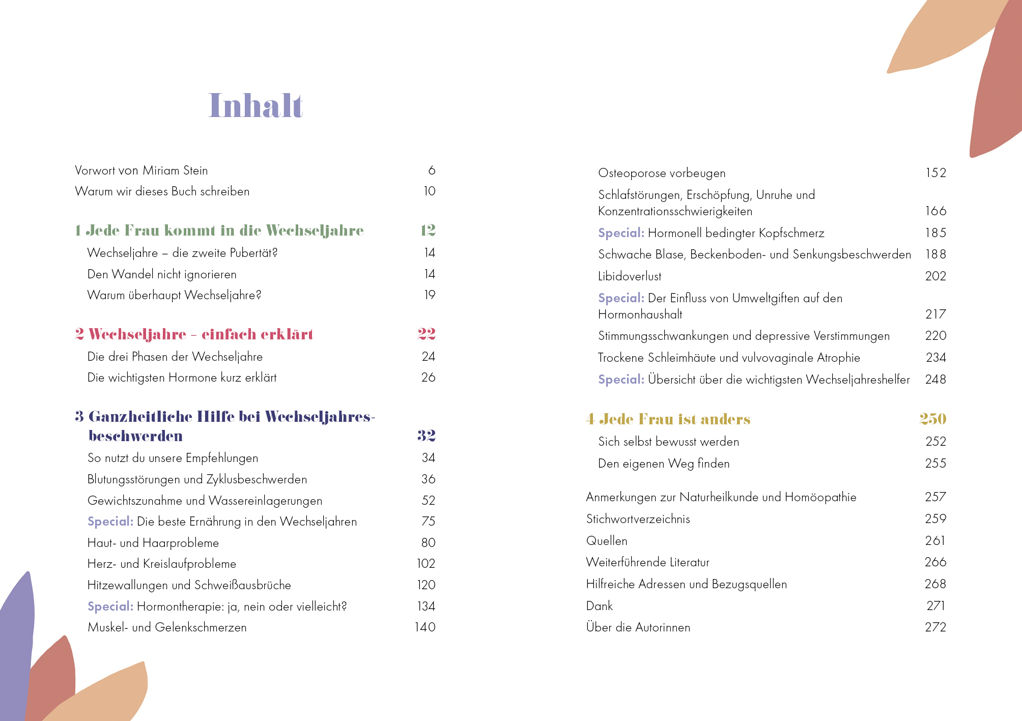 Beispielinhalt (Bild) Guide durch die Wechseljahre