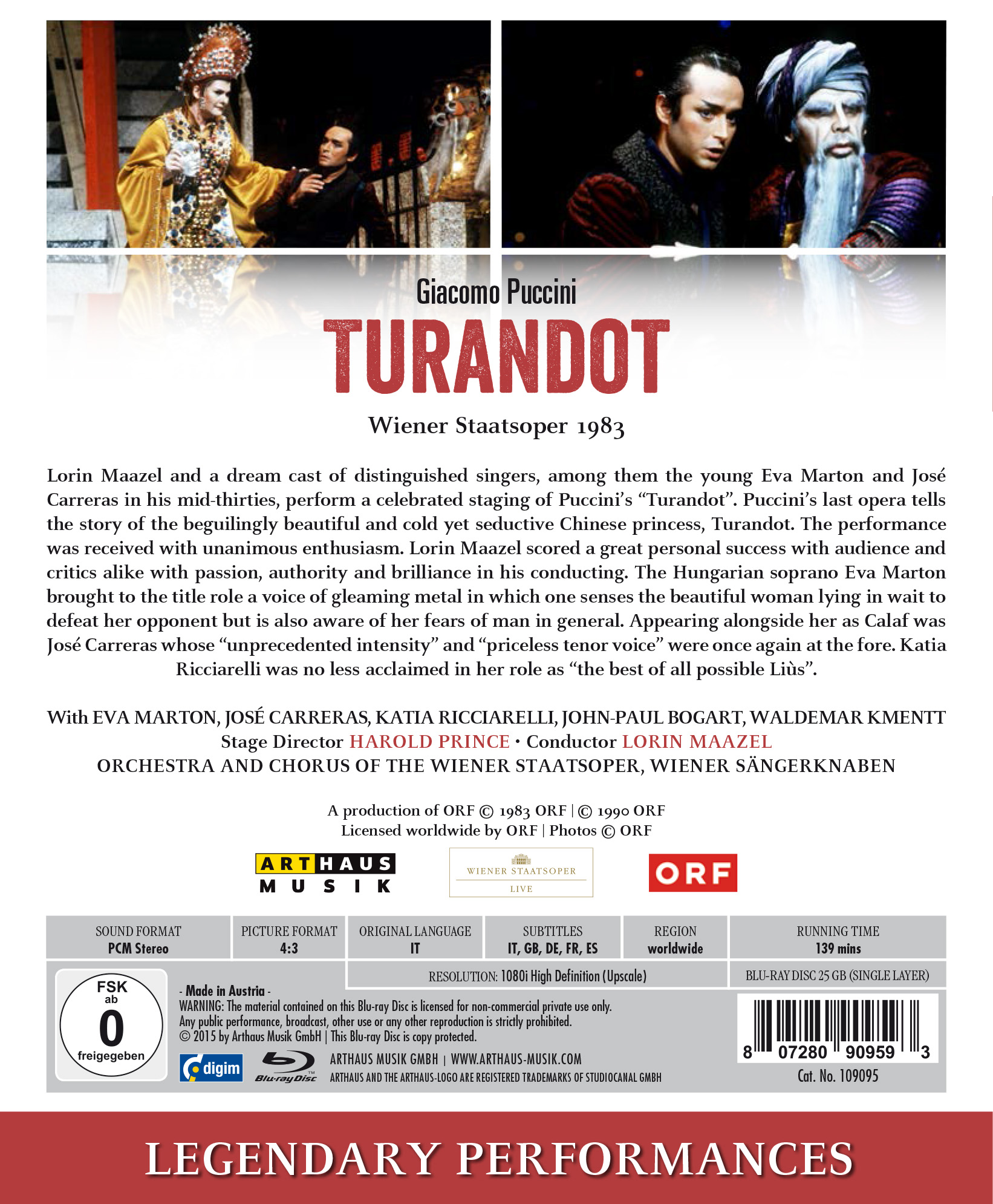 Rückseitencover Turandot