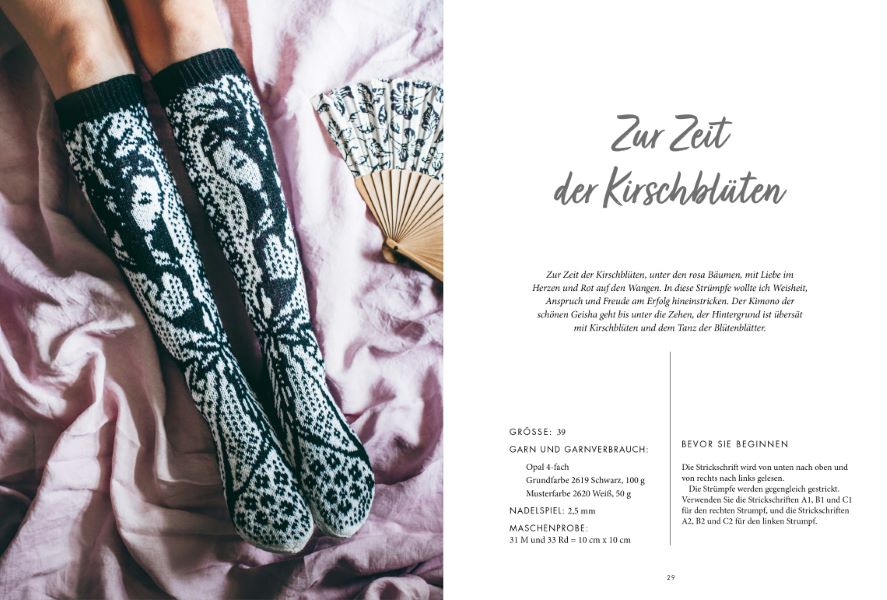 Beispielinhalt (Bild) Scandi-Socken stricken