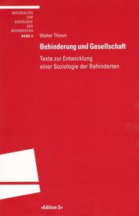 Vorderes Coverbild Behinderung und Gesellschaft