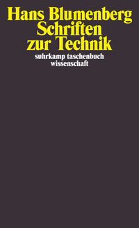 Vorderes Coverbild Schriften zur Technik