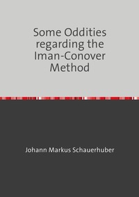 Vorderes Coverbild Some Oddities regarding the Iman-Conover Method